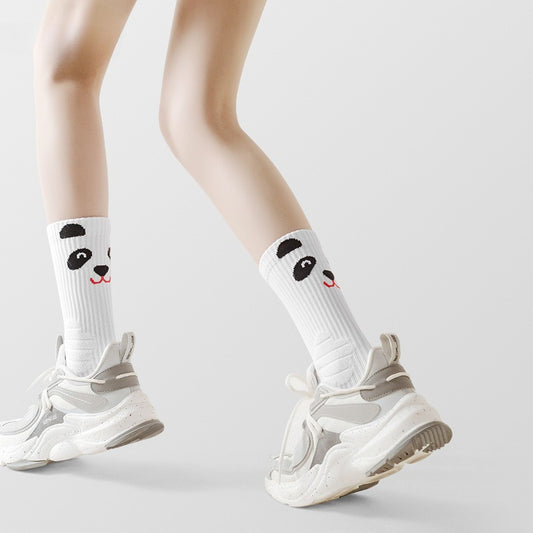 Bala Socks Home Women's Running Medium Tube Cartoon Anime Multifunctional Towel Bottom Sports Tide Socks