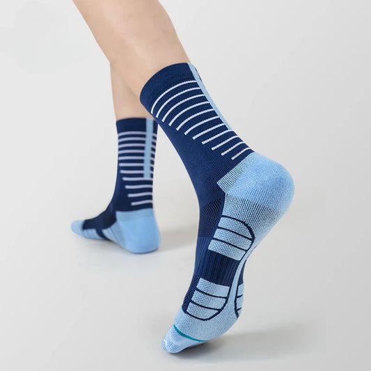 Bala socks Men's Medium Tube Light and Breathable Quick-Drying Cycling Socks Towel Bottom Sports Socks