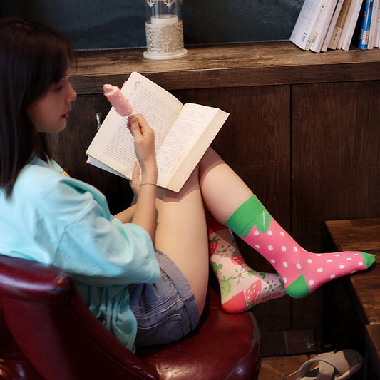Bala socks AB socks asymmetric creative trendy socks funny
