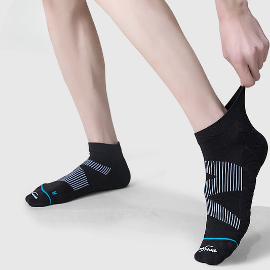 Bala socks men's spring and summer short tube light and breathable running socks towel bottom sports socks