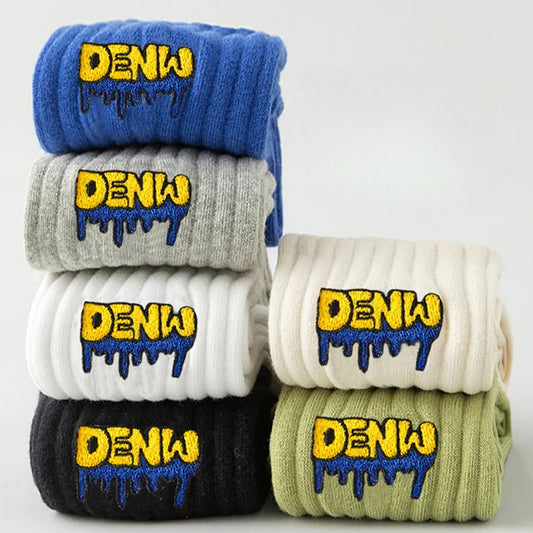 Bala socks  men's autumn and winter 100% pure cotton medium tube sports cotton deodorant Xinjiang cotton large size medium tube tide socks