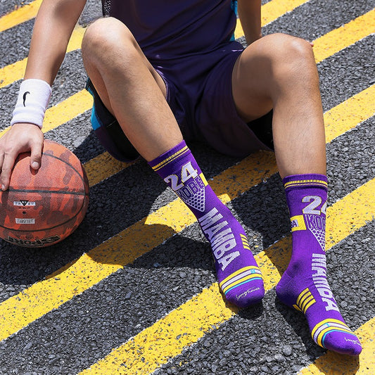 No. 24 Basketball Socks